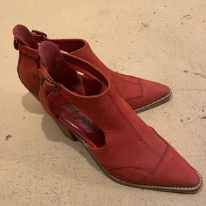 Free People Leather Booties